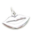 Läppar sterling silver charm .925 x 1 mun läpp Kiss Kissing charms