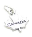 Maple Leaf sterling silver charm .925 x 1 Maples Leaves Canada charms