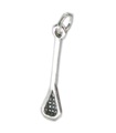 Lacrosse pinne sterling silver charm .925 x 1 Sport Sports berlocker