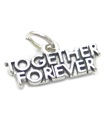 Tillsammans Forever charm i sterlingsilver .925 x 1 Eternity Love berlocker