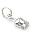 Datormus TINY charm i sterling silver .925 x 1 Beräkning av möss