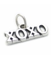 XOXO Abrazos y besos Charm de plata esterlina .925 x 1 Charms de cuidado del amor