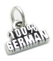 100 procent niemieckich srebrnych zawieszek. 925 x 1 Niemcy Deutsch charms