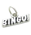 Bingo sterling silver charm .925 x 1 Bingo charm