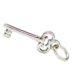 Charm llave de plata esterlina .925 x 1 Charms llaves