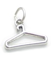 Cintre en argent sterling breloque .925 x 1 breloques cintres