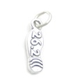 26.2 Mile Marathon Shoe charm in argento sterling .925 x 1 ciondoli Marathon