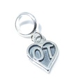 Charm in argento sterling con perline pendenti per terapia occupazionale .925 x 1 OT