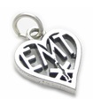 EMT Emergency Medical Technician Sterling Silver Charm .925 x 1 Szpital