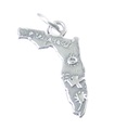 Florida charm i sterling silver .925 x1 USA charm i USA