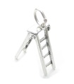 Ladder Opening sterling silver charm .925 x 1 Hinged ladders charms