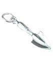 Truelle de jardin breloque en argent sterling .925 x 1 breloques de jardinage de jardinage