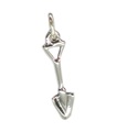 Breloque en argent sterling pelle .925 x 1 Breloques de jardinage Spades