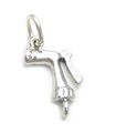 Schlauch-Spritzpistole Sterling Silber Charm .925 x 1 Schläuche Schlauch Schlauch Charms