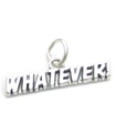 Whatever sterling silver charm .925 x 1 ESSEX charms