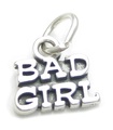 Bad Girl Sterling Silver Charms.925 x 1 Niegrzeczne dziewczyny charms