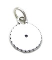 Circular Saw Disc sterling silver charm .925 x 1 Cutting Discs charms