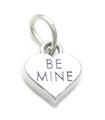 Be Mine charm i sterlingsilver .925 x 1 Äktenskapsförslag Kärlek charm