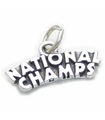 Charm de plata de ley de los campeones nacionales .925 x 1 Charms de ganadores