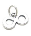 Infinity sterling silver charm .925 x 1 Forever Together Eternity berlocker