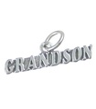 Grandson sterling silver charm .925 x 1 Grandsons Family charms