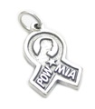 MIA POW Vermisst in Aktion Kriegsgefangener Sterling Silber Charm .925 x 1