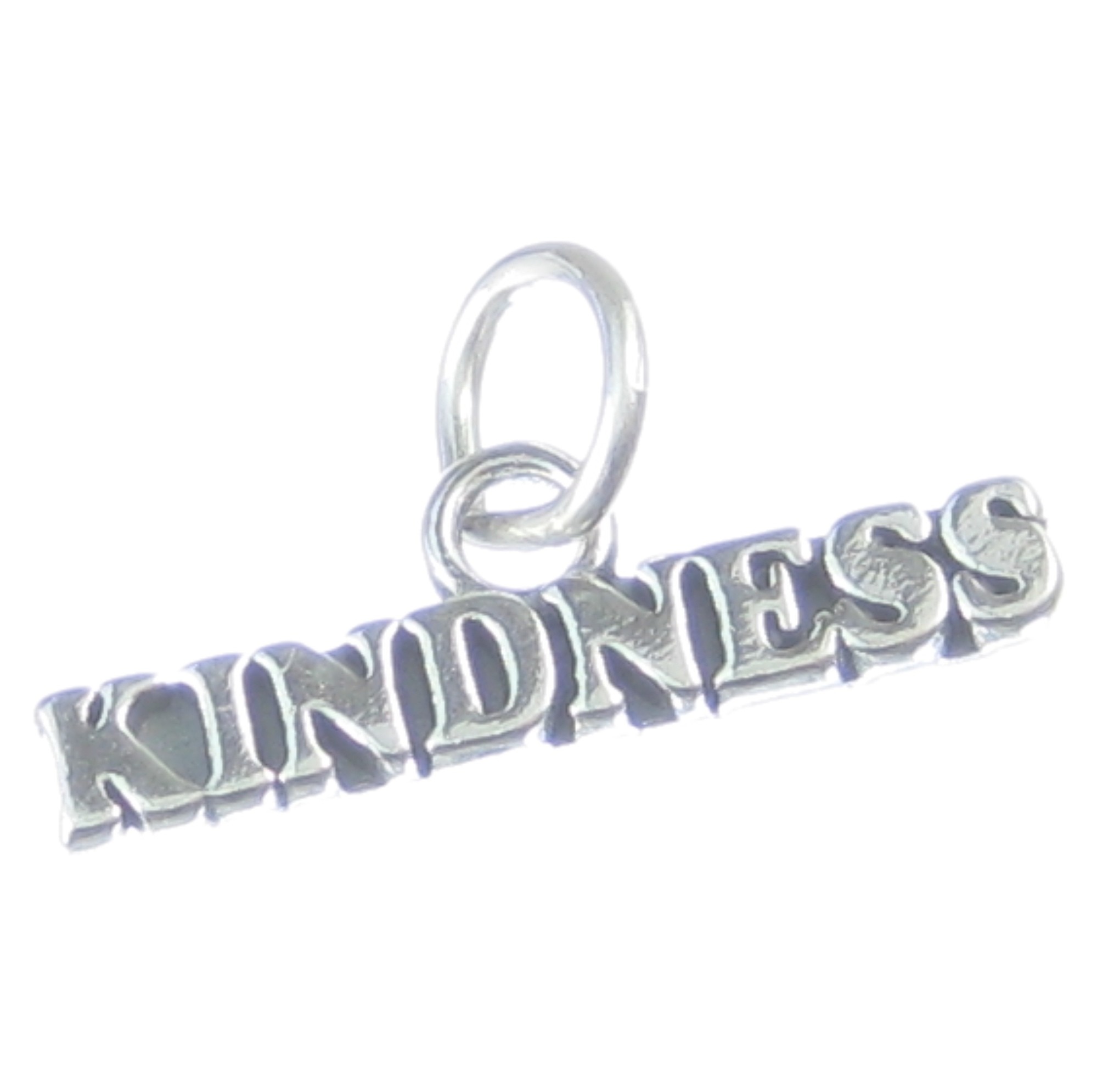 Kindness sterling silver charm .925 x 1 Kind Caring Words with meaning