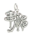 Bite Me charm i sterling silver .925 x 1 Vampyr och Halloween charm