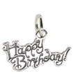 Joyeux anniversaire breloque en argent sterling .925 x 1 breloques anniversaires