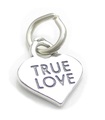 True Love hart sterling zilveren bedel .925 x 1 Loving Wedding Charms