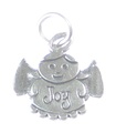 Joy Angel Sterling Silver Charm. 925 x 1 Anioły chronią amulety ochronne!