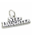 Step Daughter charm i sterling silver .925 x 1 Familj Stepdaughter charms