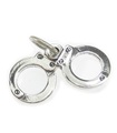 Handcuffs sterling silver charm NON OPENING .925 x 1 Restraints charms