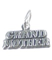 Grandmother sterling silver charm .925 x 1 Grand Mother Grandma charms