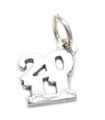 Srebrny charms z 2011 roku. 925 x 1 rok Graduation Birthday charms