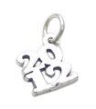 2012 års sterling silver charm .925 x 1 års födelsedagsexamen charm