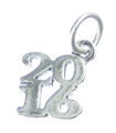 2016 års sterling silver charm .925 x 1 års jubileum olympiska charmar