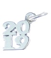 2019 year sterling silver charm .925 x 1 Years Graduation Birthday charms