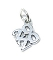 2020 års charm i sterling silver .925 x 1 års examen Födelsedagsberlocker