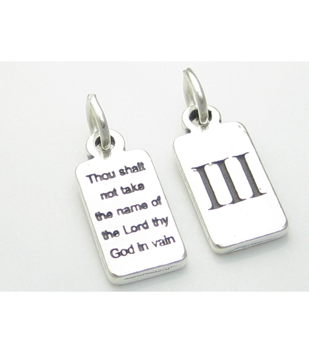 The Ten Come Commandments retailer Charm (Silver 925) suitable for Pandora Charm Bracelet