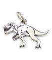 Tyrannosaurus T-REX 2D Dinosaur charm i sterling silver .925 x 1 Dinosaurier