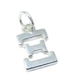 Xi grekiska alfabetet sterling silver charm .925 x 1 Symboler XI berlocker