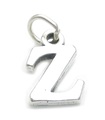 Charm inicial Letra Z en plata de primera ley .925 x 1 Colgante charms Letras