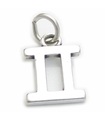 Roman Numeral Number 2 sterling silver charm .925 x 1 II Numerals charms