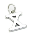 Numero romano numero 10 fascino in argento sterling .925 x1 X numeri charms