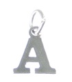 Bokstav A Initial charm i sterling silver .925 x 1 Bokstäver berlocker Stil 6