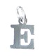 Letter E Initial sterling silver charm .925 x 1 Letters charms Style 6