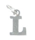 Letter L Eerste sterling zilveren bedel .925 x 1 Letters bedels stijl 6
