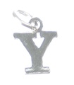 Lettera Y Charm iniziale in argento sterling .925 x 1 Charms con lettere Style 6