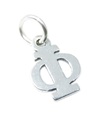 Phi alfabet grecki srebro charms.925 x 1 symbole charms PHI